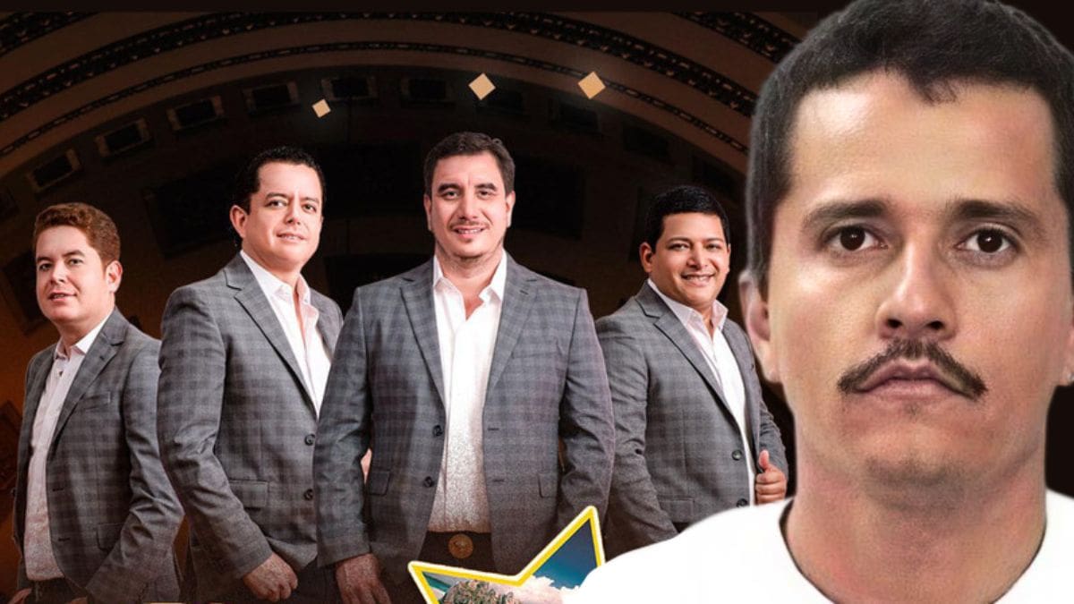 Bajo la lupa: El momento exacto en que Los Alegres del Barranco desafiaron a la ley al proyectar la imagen de ‘El Mencho’ ante miles de personas, desatando un escándalo legal sin precedentes.