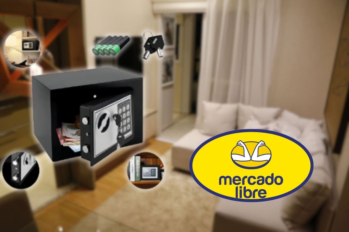 La caja fuerte digital de Raganet baja a 297 pesos en Mercado Libre tras un descuento del 49%, permitiendo asegurar dinero y documentos en el hogar con envío gratis