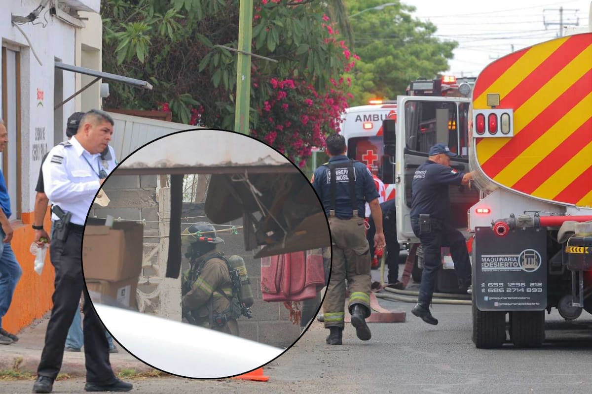 Bombero fuera de servicio rescata a dos personas atrapadas en incendio