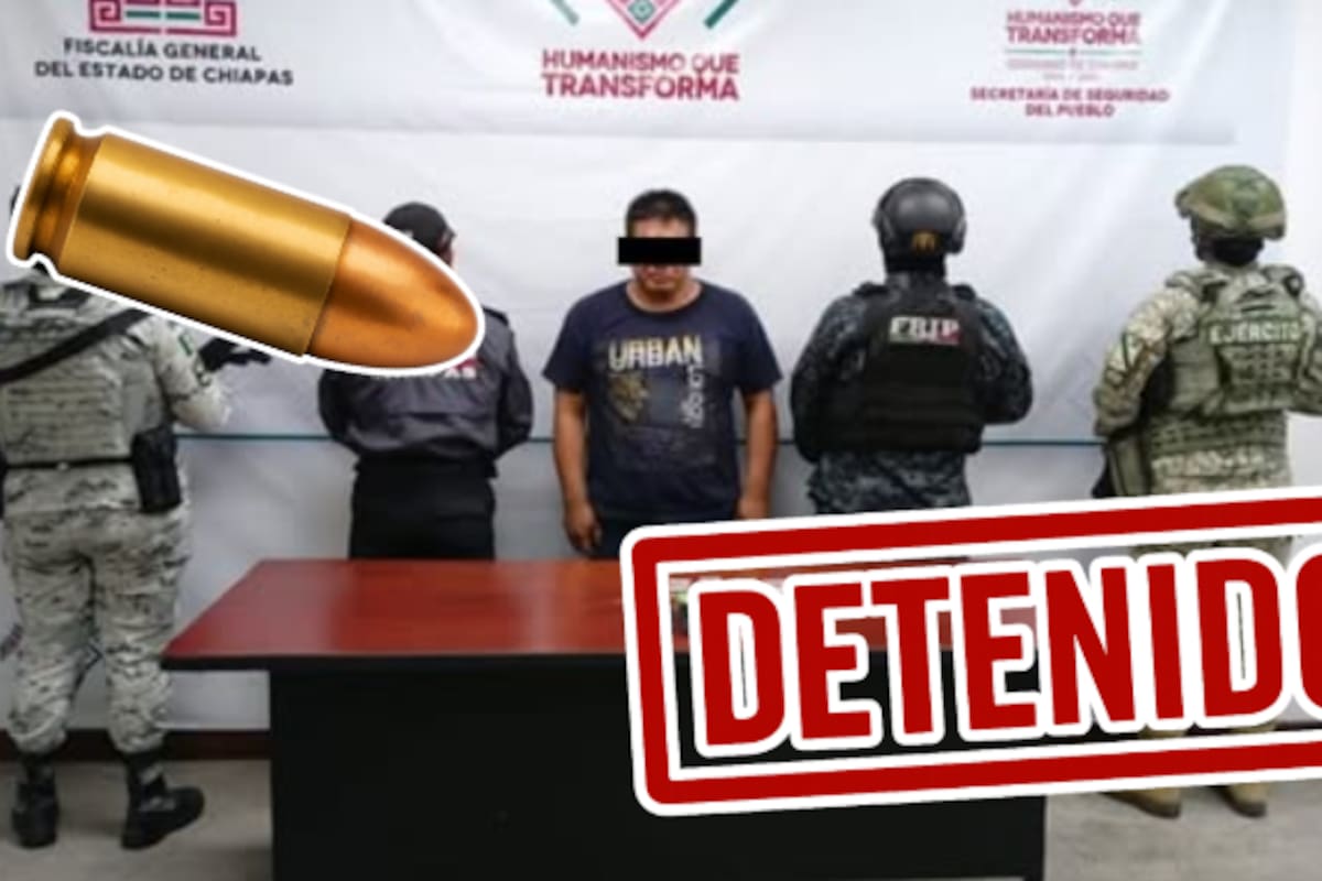 Capturan en Chiapas a “El Tragabala”, presunto integrante del Cártel Jalisco Nueva Generación con cocaína, cristal y dinero en efectivo