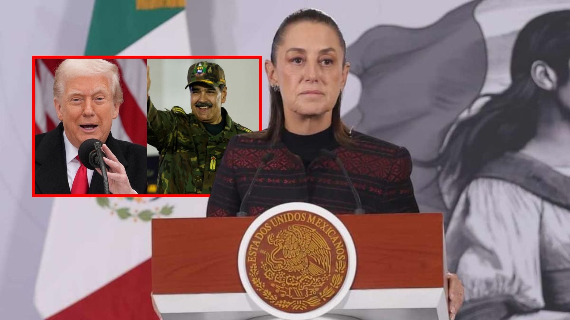 Claudia sheinbaum sobre Trump y Maduro