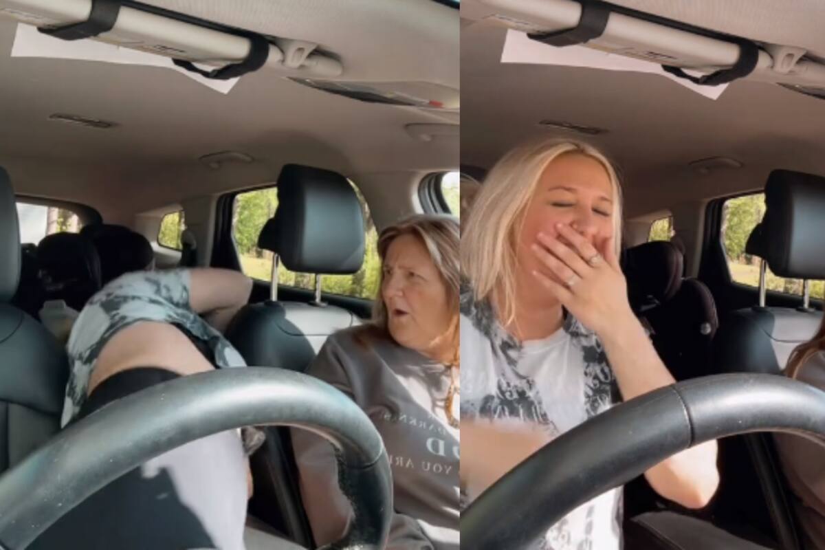 TikTok | Mujer le hace una broma pesada a su mamá al fingir una pelea con una persona imaginaria