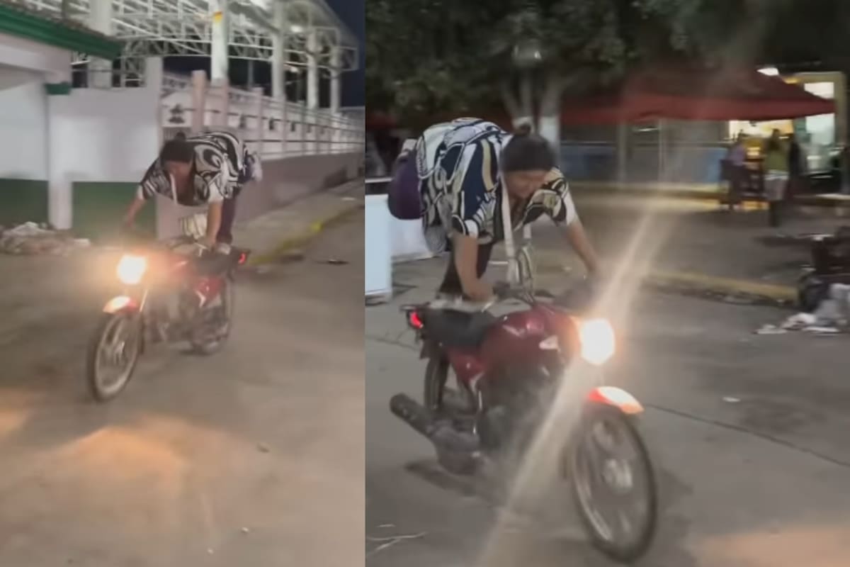 “México superando a la IA”: mujer sorprende con acrobacias en motocicleta y se vuelve viral en redes