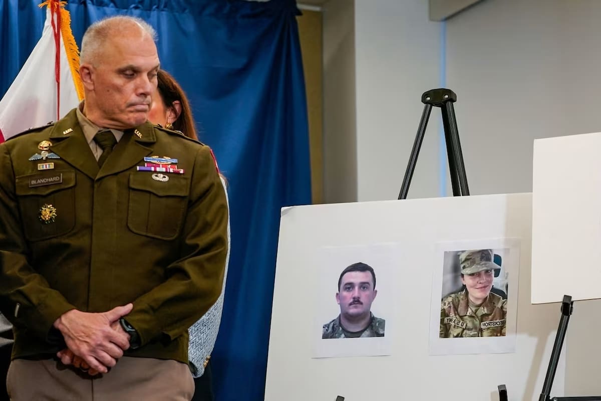 Las víctimas de la Guardia Nacional prestaron juramento un día antes de que les dispararan, según el fiscal de Estados Unidos.