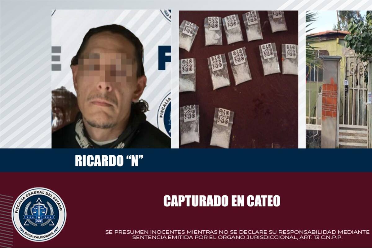 Cumplimentan orden de cateo, decomisan droga y detienen a uno