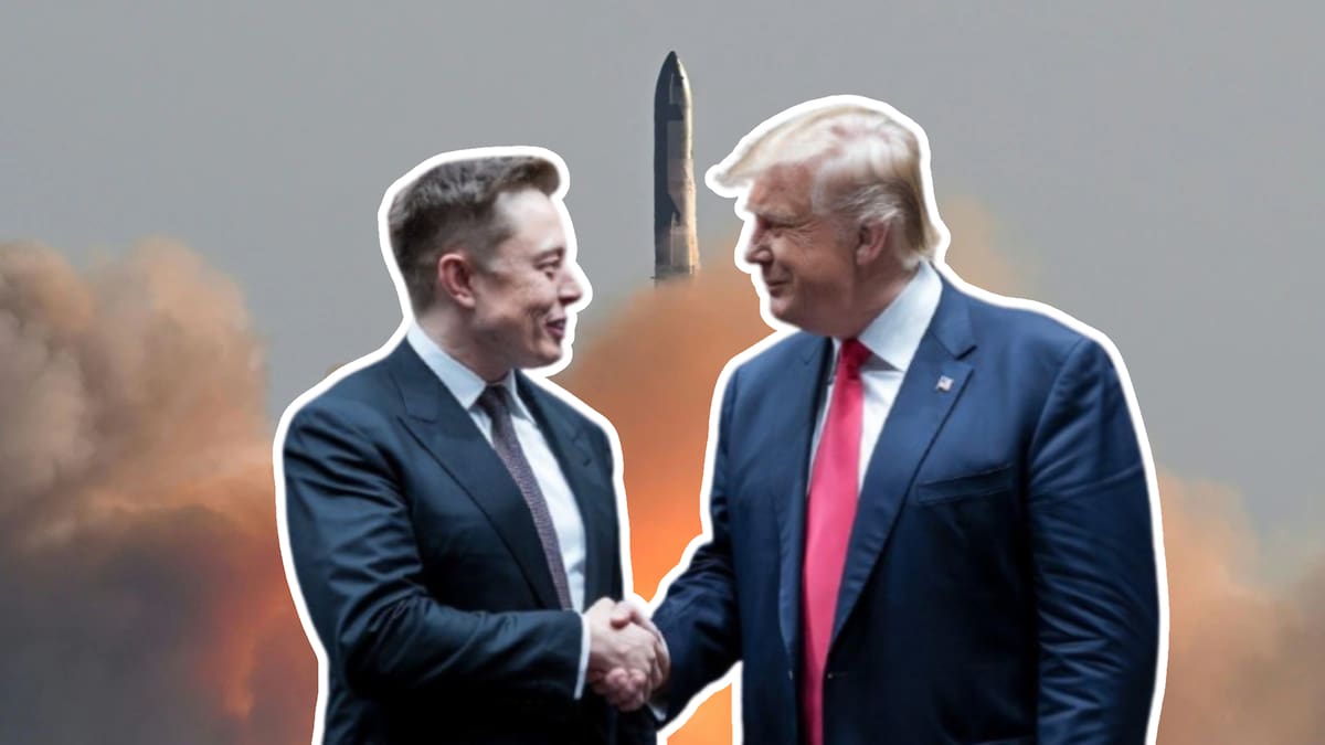 SpaceX falla prueba del Starship que explota con Trump como testigo. / Foto: Especial