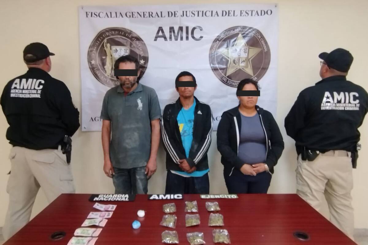 Caen tres en cateo por narcomenudeo en San Luis Río Colorado