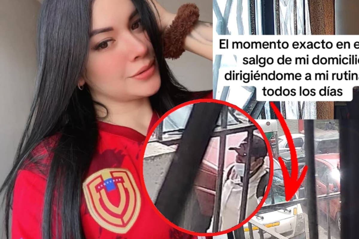 IMAGENES SENSIBLES: Intentan degollar a una venezolana cuando iba a buscar a su hijo a la escuela en Perú; el hombre que la atacó ocultó su rostro, según las cámaras de seguridad