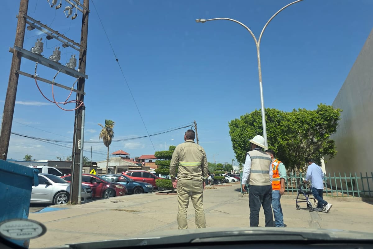 Falla eléctrica deja sin aire acondicionado al Hospital General del IMSS en San Luis Río Colorado