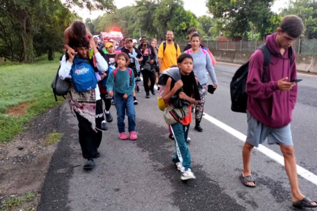 Caravana migrante “Éxodo de Justicia” se desintegra tras aceptar documentación migratoria del INM