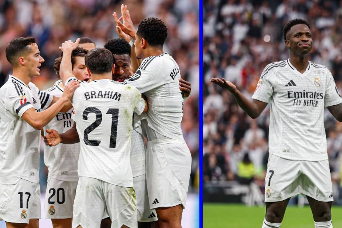 Vinícus se luce con hat-trick y Real Madrid golea 4-0 a Osasuna