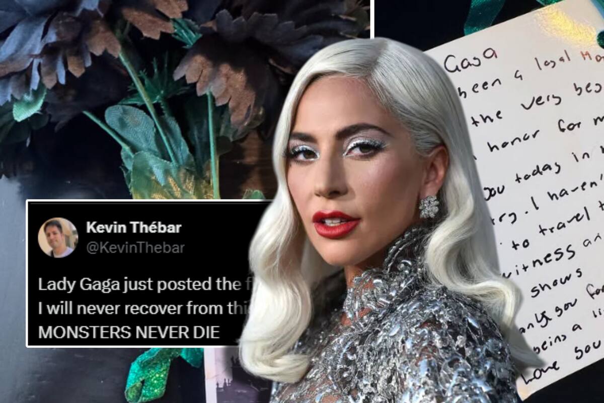 Lady Gaga comparte conmovedora carta que le regaló un fan mexicano