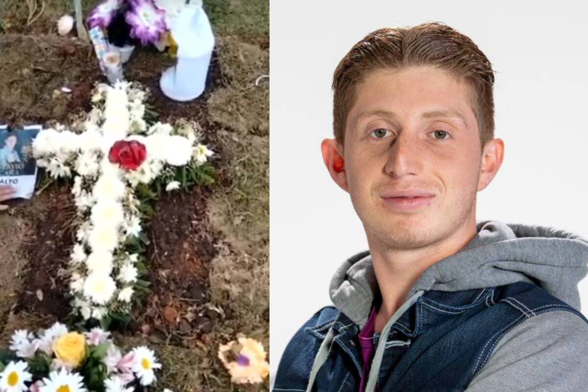 A dos semanas de su muerte, familia de Octavio Ocaña visita su tumba