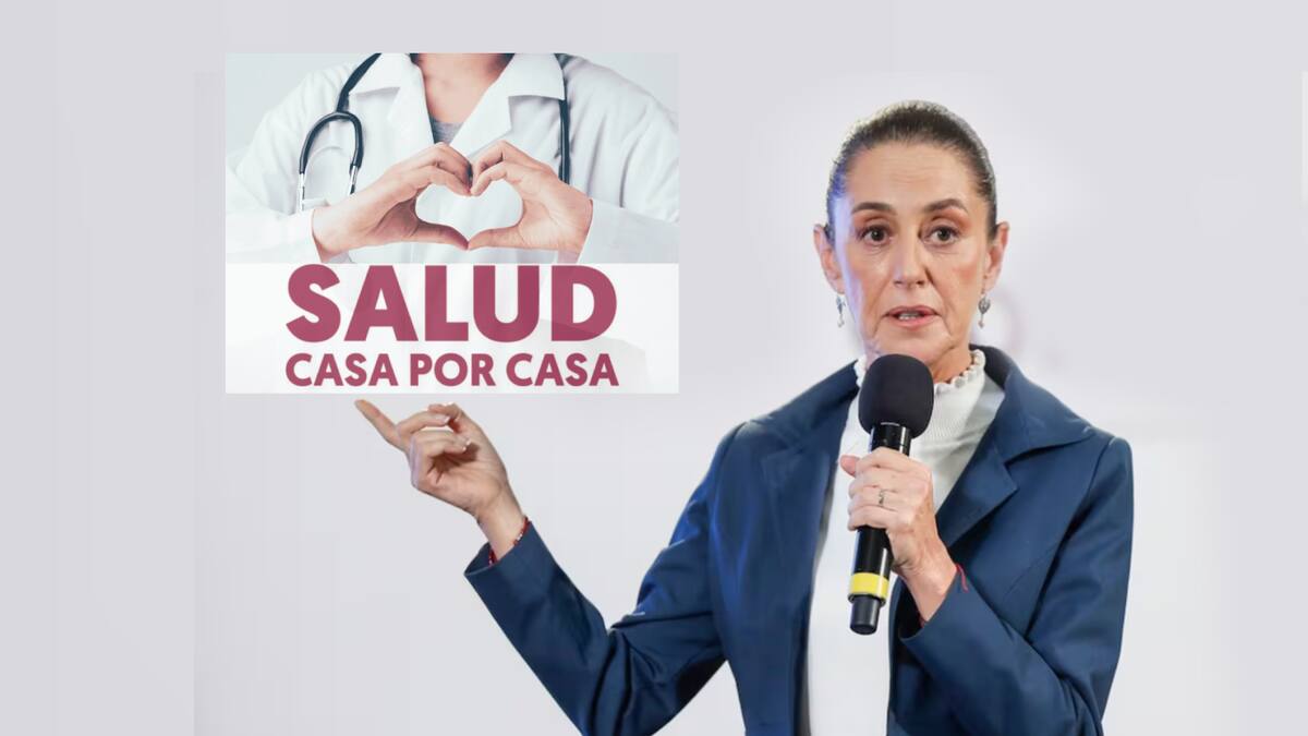 Claudia Sheinbaum, presidenta de México, desmiente que con el programa Salud casa por casa se vaya a quitar la pensión o propiedad privada a los adultos mayores.