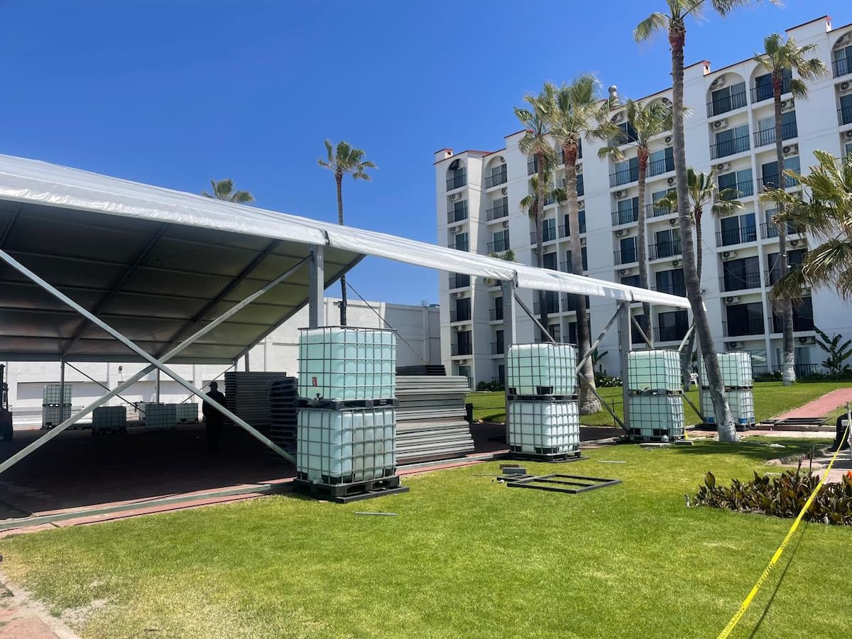 Los preparativos para el tianguis están muy avanzados, señalan. Foto: Cortesía