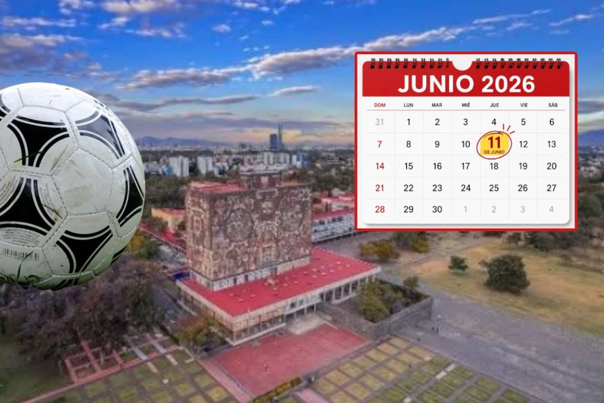 UNAM anunció suspensión de actividades el 11 de junio por la inauguración del Mundial 2026 en el Estadio Ciudad de México