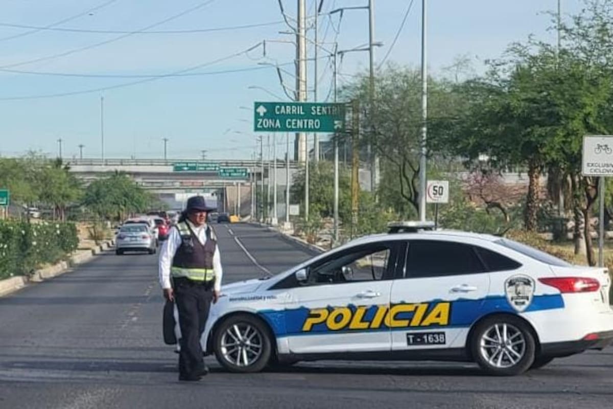 Policía municipal exhorta a conductores a tomar distancia debida entre vehículos