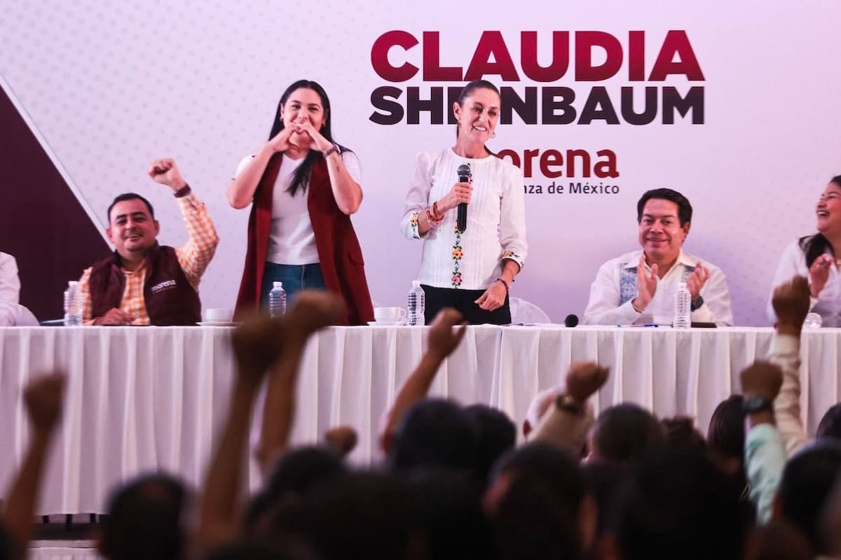 Claudia Sheinbaum iniciará campaña en el Zócalo de CDMX