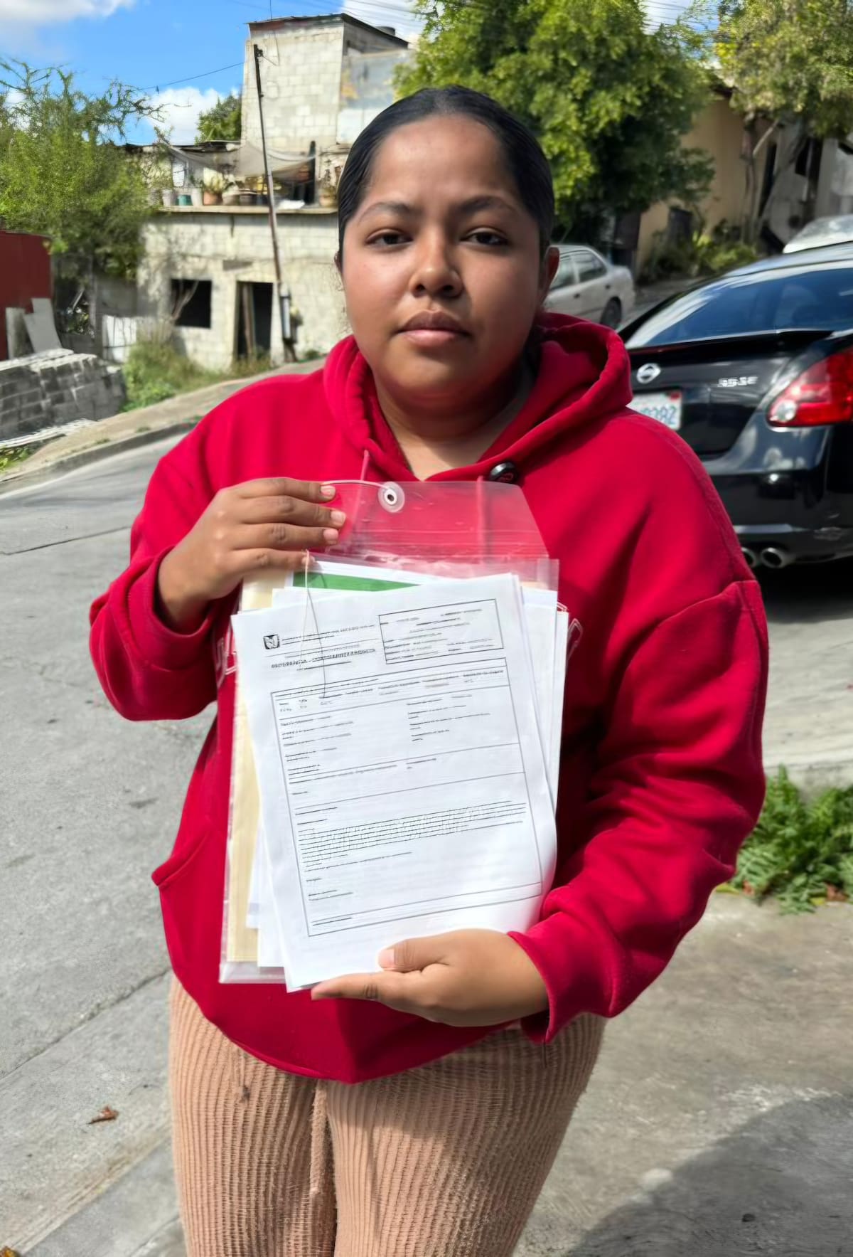 Kattherine Lozano organiza un evento el primero de marzo en la colonia Insurgentes para reunir 120 mil pesos y operar a su hija de ocho meses, quien padece hidronefrosis congénita grado tres.Foto: Khennia Reyes