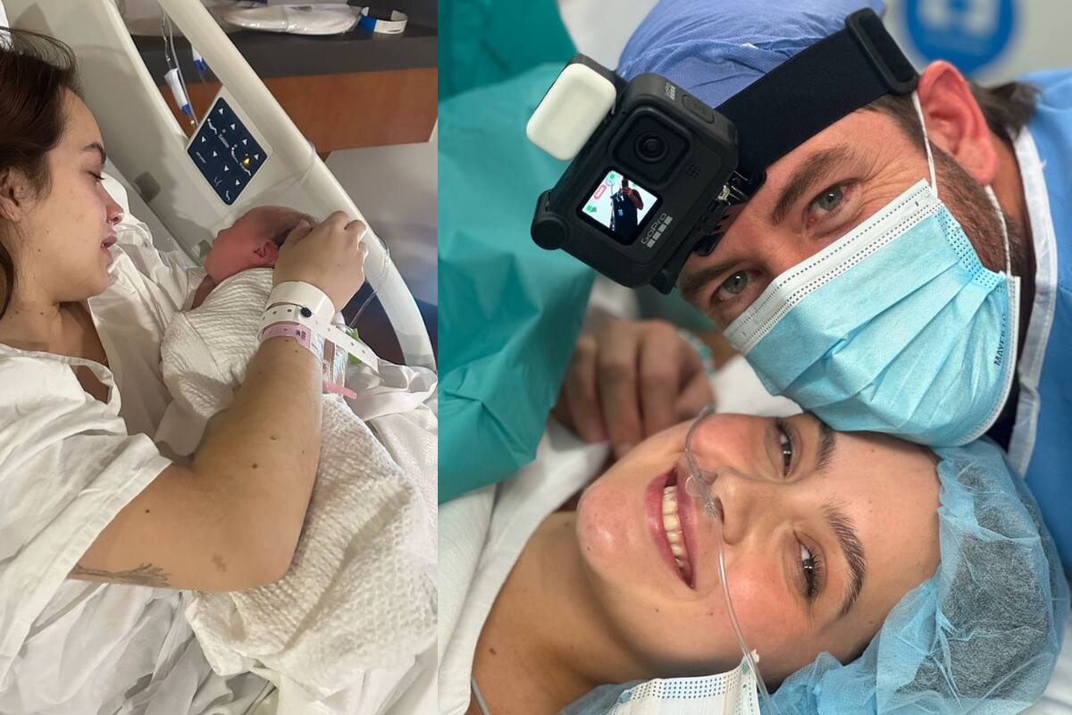 Juan Diego Covarrubias celebra la llegada de su tercera hija, Camila