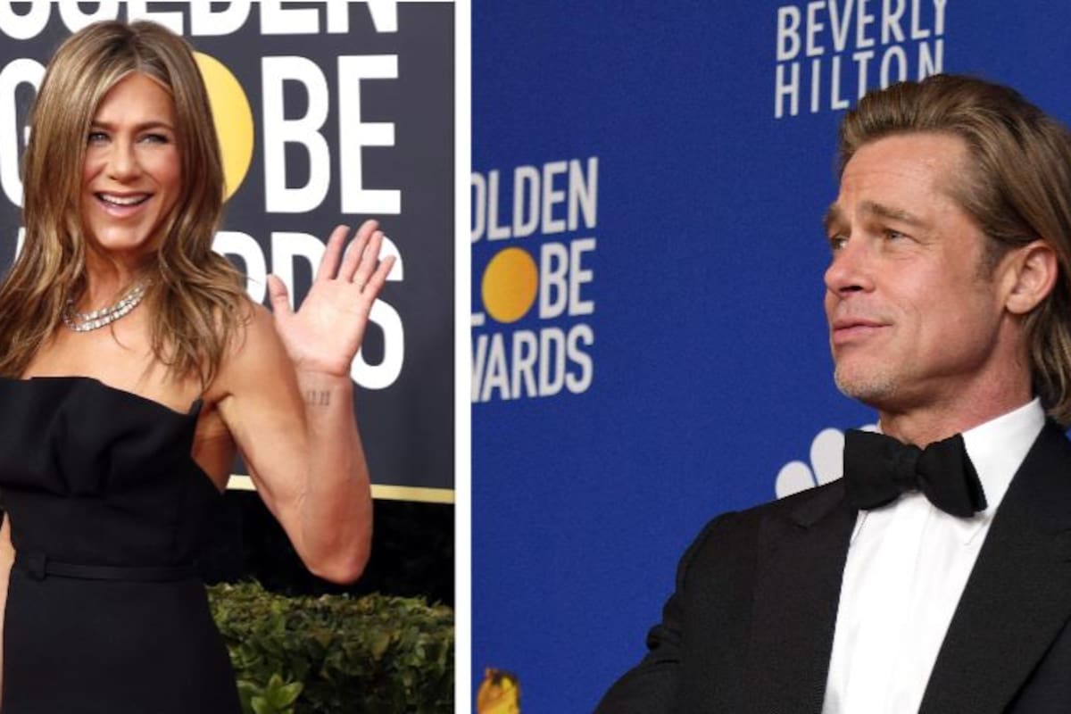 Brad Pitt, Jennifer Aniston y la chispa que todos esperaban en los Globos de Oro
