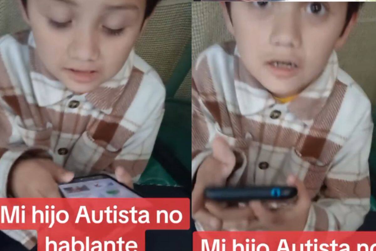 Niño con autismo se viraliza por utilizar el celular para comunicarse