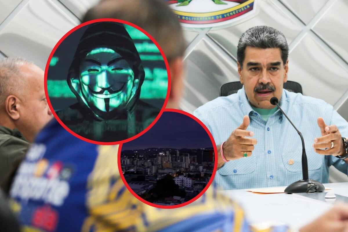 Maduro atribuye el apagón nacional en Venezuela a una amenaza de “Anonymous”