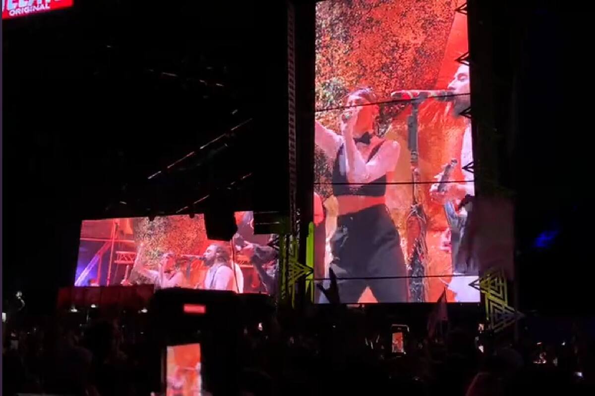 Moderatto y Danna Paola sorprenden en el escenario del Pa'l Norte