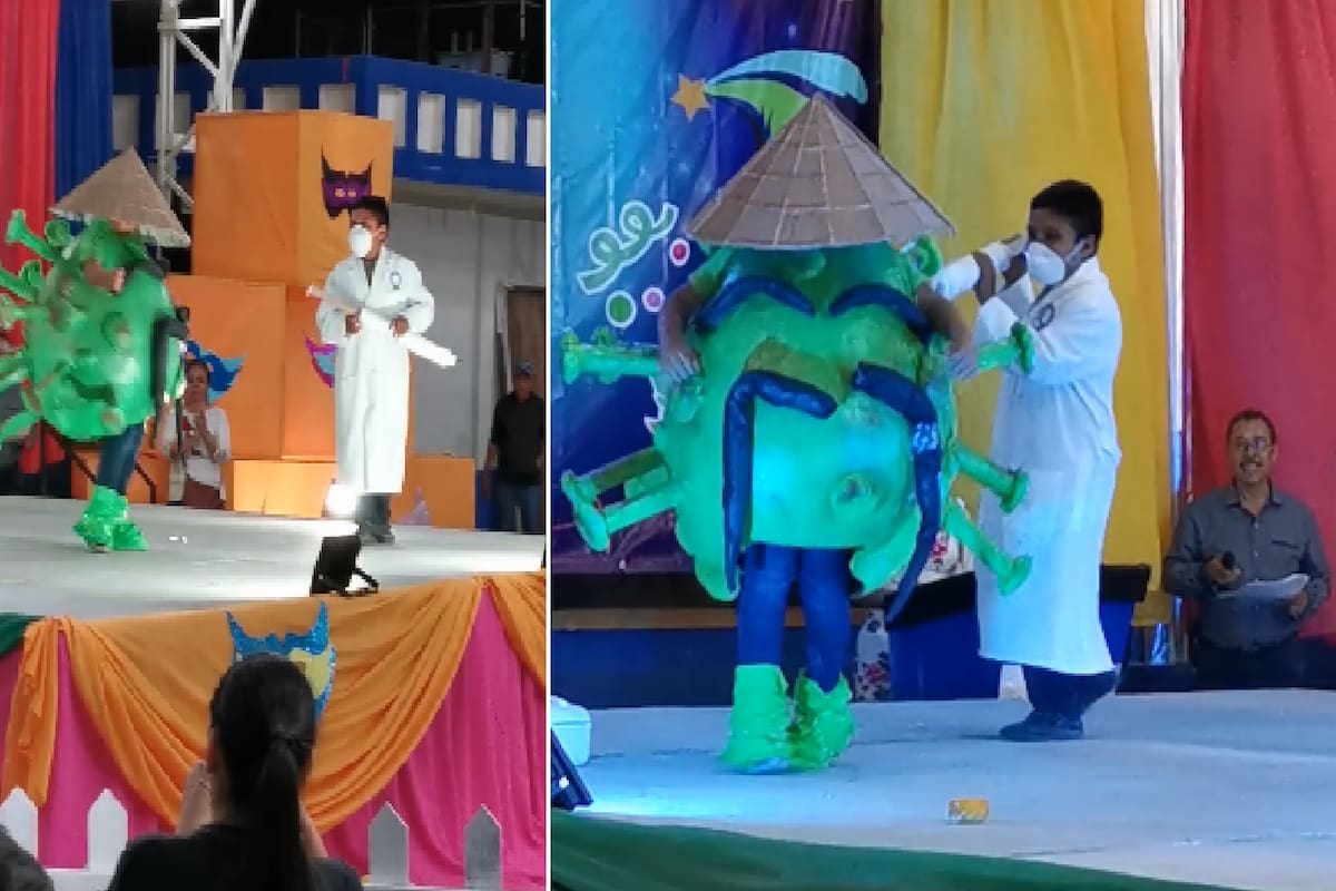 VIDEO: Qué hay detrás del "carnaval del coronavirus" en primaria de México