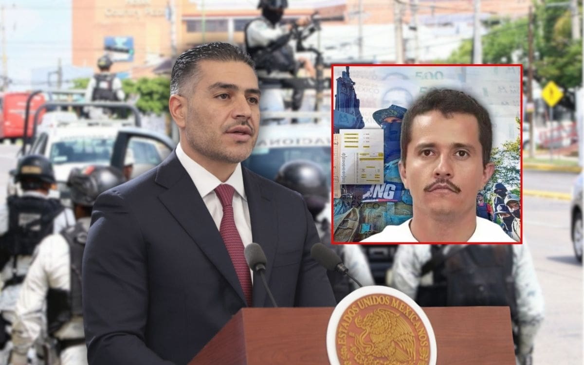 Omar García Harfuch aclara que operativo en funeral de “El Mencho” fue para proteger a la ciudadanía y no para custodiar sus restos. | Crédito: Presidencia/El Universal/Banco digital GH