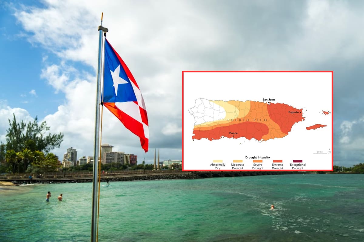 El 75% de Puerto Rico ya está afectado por la sequía, con ríos en mínimos históricos, racionamiento de agua y pérdidas para agricultores y ganaderos