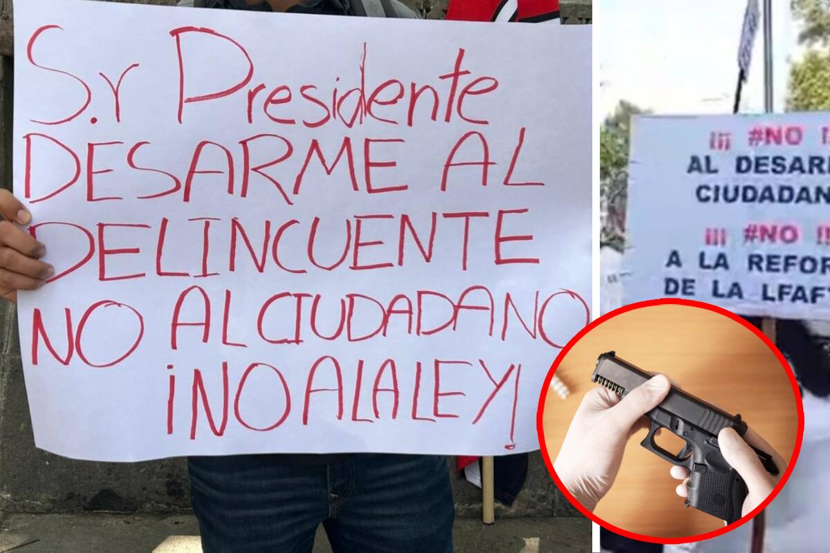 “Las armas son un derecho”: ciudadanos rechazan reforma de AMLO