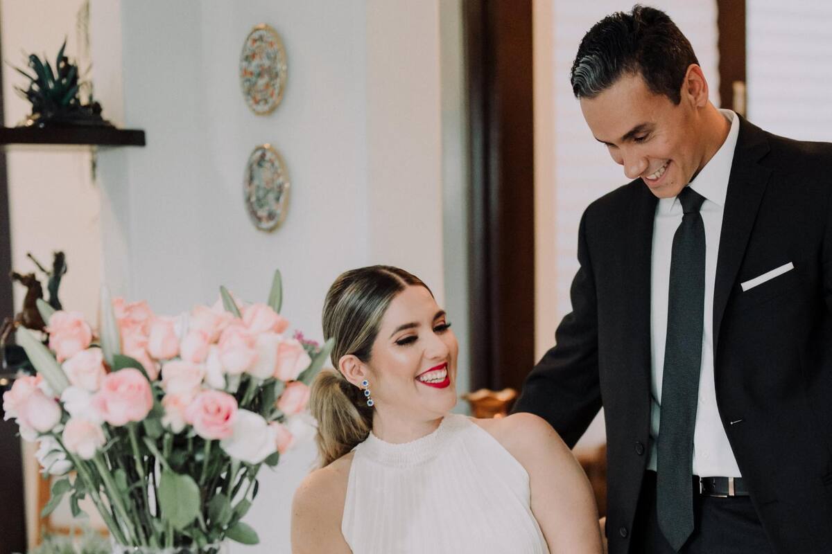 Ana Lucía e Isaac Noé contraen matrimonio civil