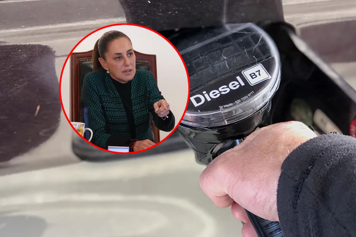 Sheinbaum pactó con gasolineros bajar el diésel y proyectan precio de 27 pesos por litro en una semana