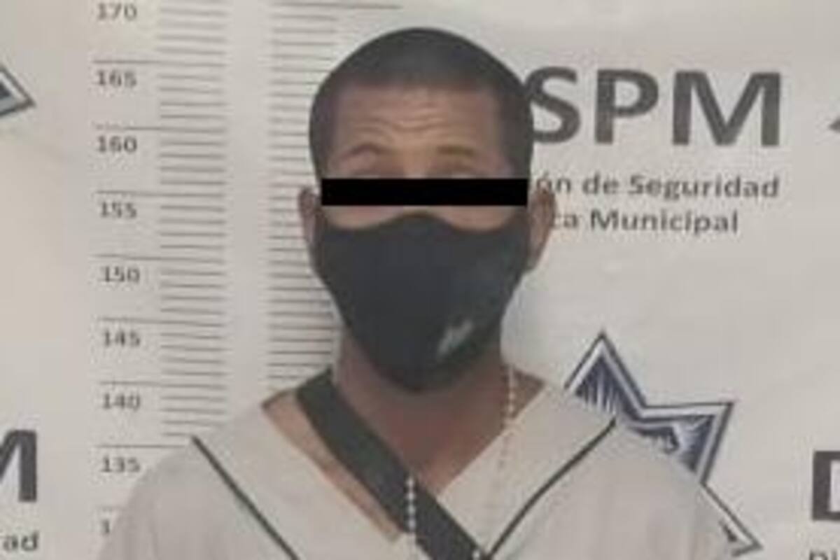 Arrestan a hombre por robo de manera violenta en el Fraccionamiento Valle de Puebla