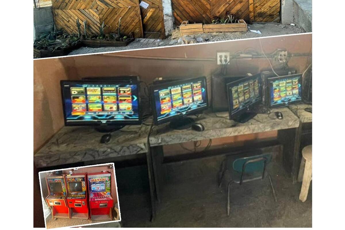 Autoridades aseguran narcóticos durante cateo a mini casino en Tijuana