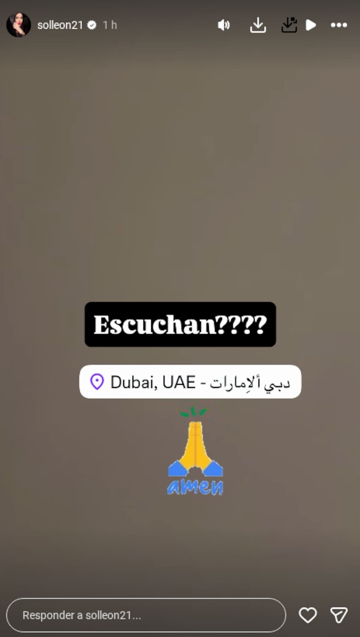 Sol León reporta caída de misiles y explosiones desde Dubái tras ataques en Irán; teme no poder salir del país debido al cierre del espacio aéreo | Foto: Especial IG (@solleon21)