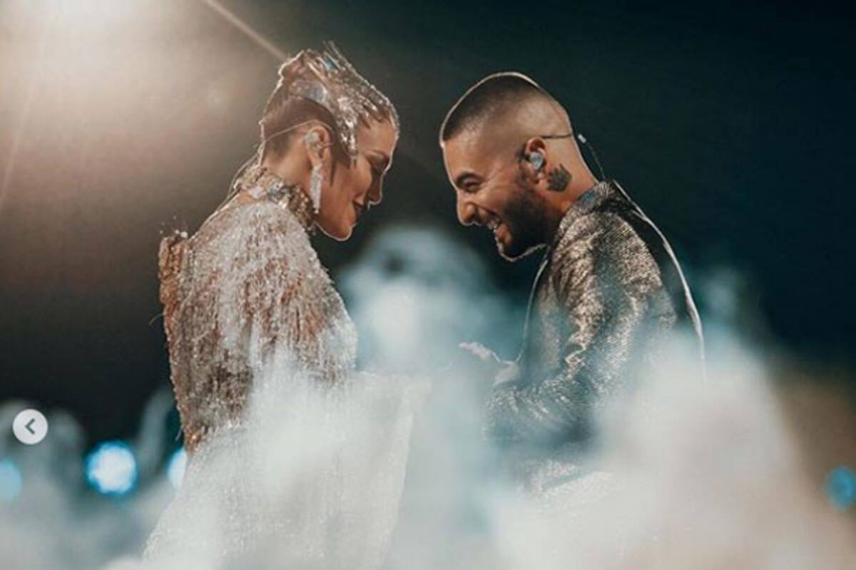 Video: Cantan juntos Maluma y JLo en el Madison Square de NY