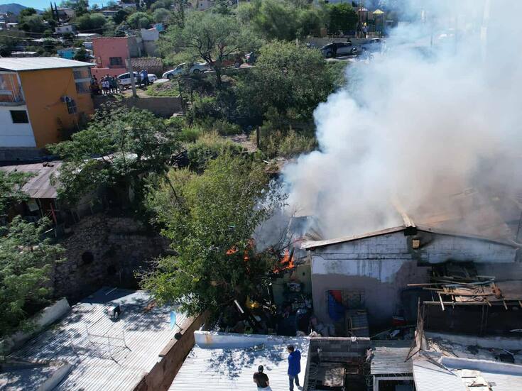 Se incendia domicilio en colonia Centro de Nogales
