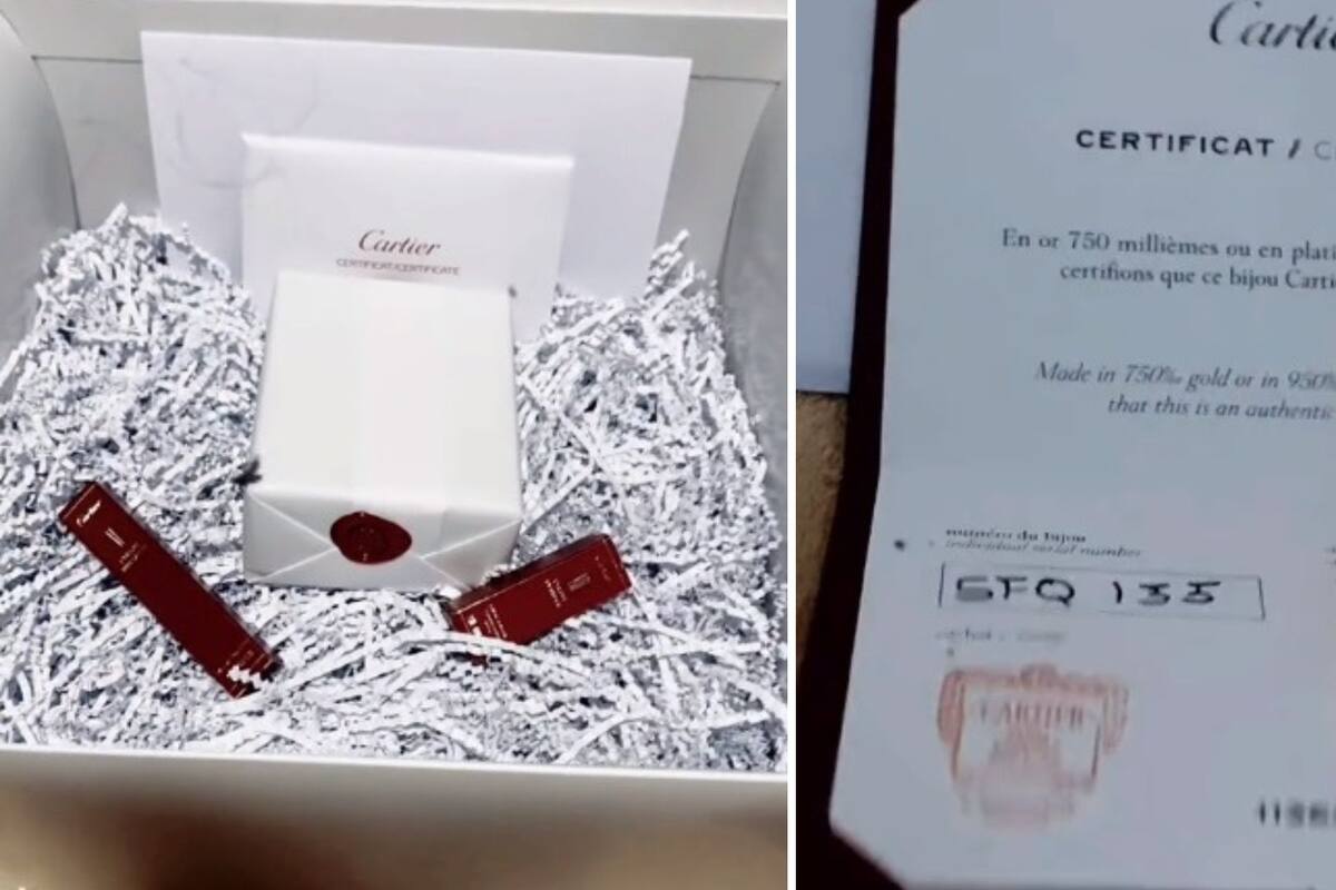 Joven que compró aretes Cartier en 237 pesos comparte el “unboxing”