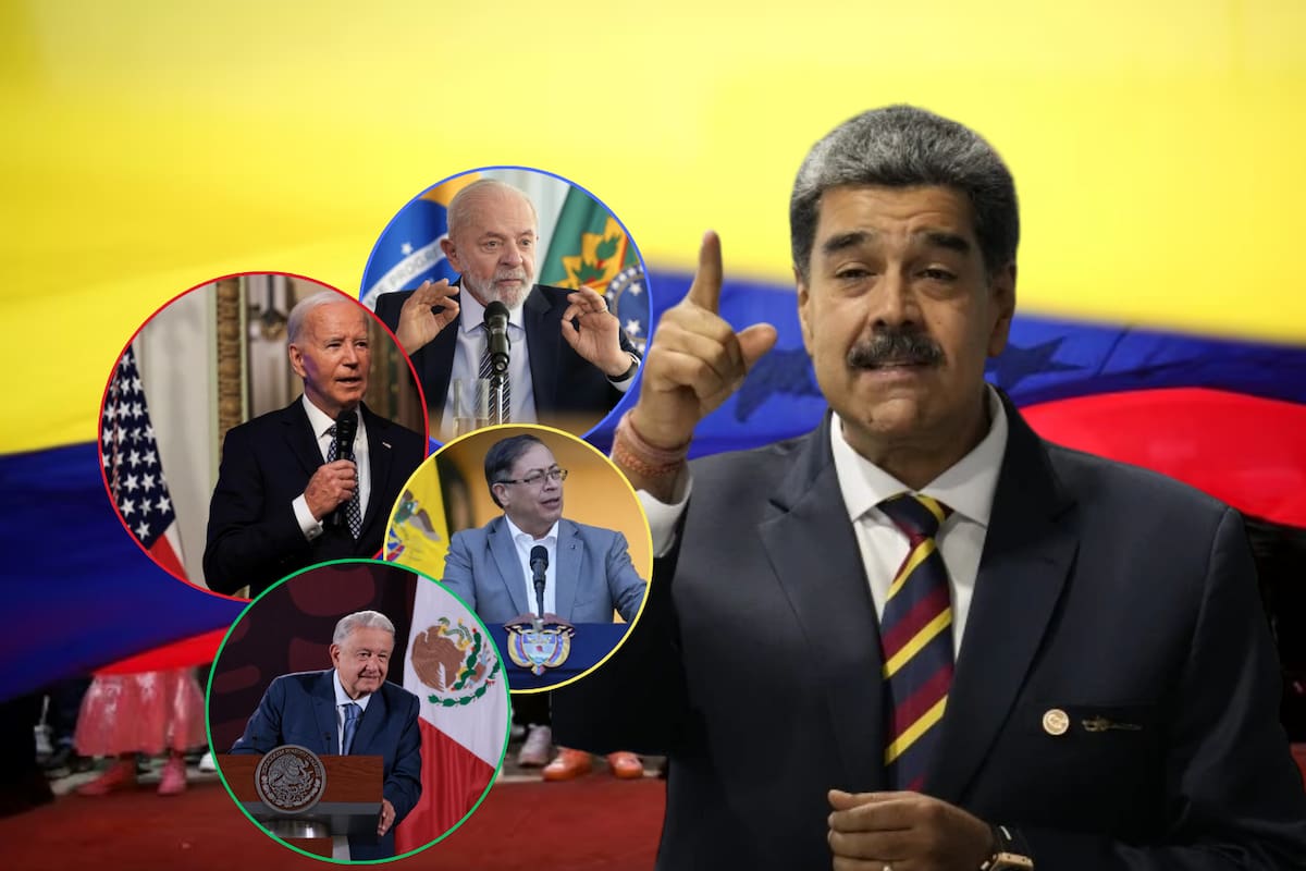 Venezuela: Biden y Lula piden nuevas elecciones; Petro propone “alternar presidentes” y AMLO pide “esperar”