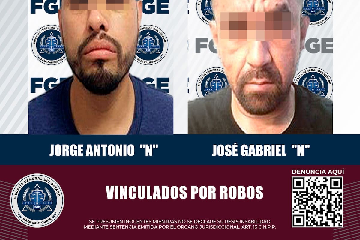 Caen dos por violentos asaltos a tiendas; quedan tras las rejas