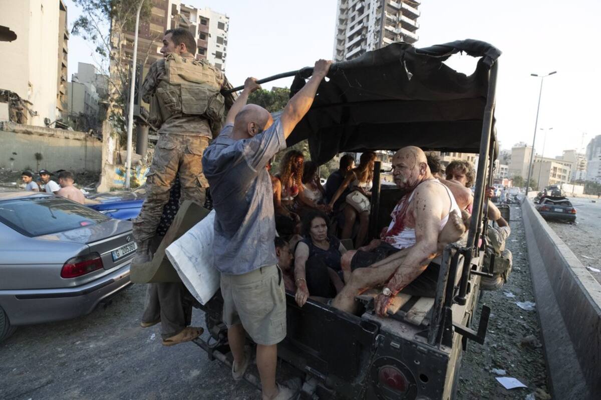 Las fotos que muestran el terror, muerte y destrucción tras explosión en Beirut