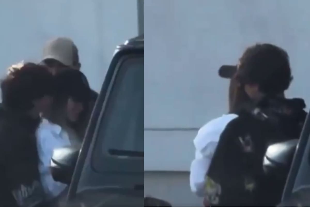 Captan tierno momento entre Belinda y Gabito Ballesteros; hubo beso