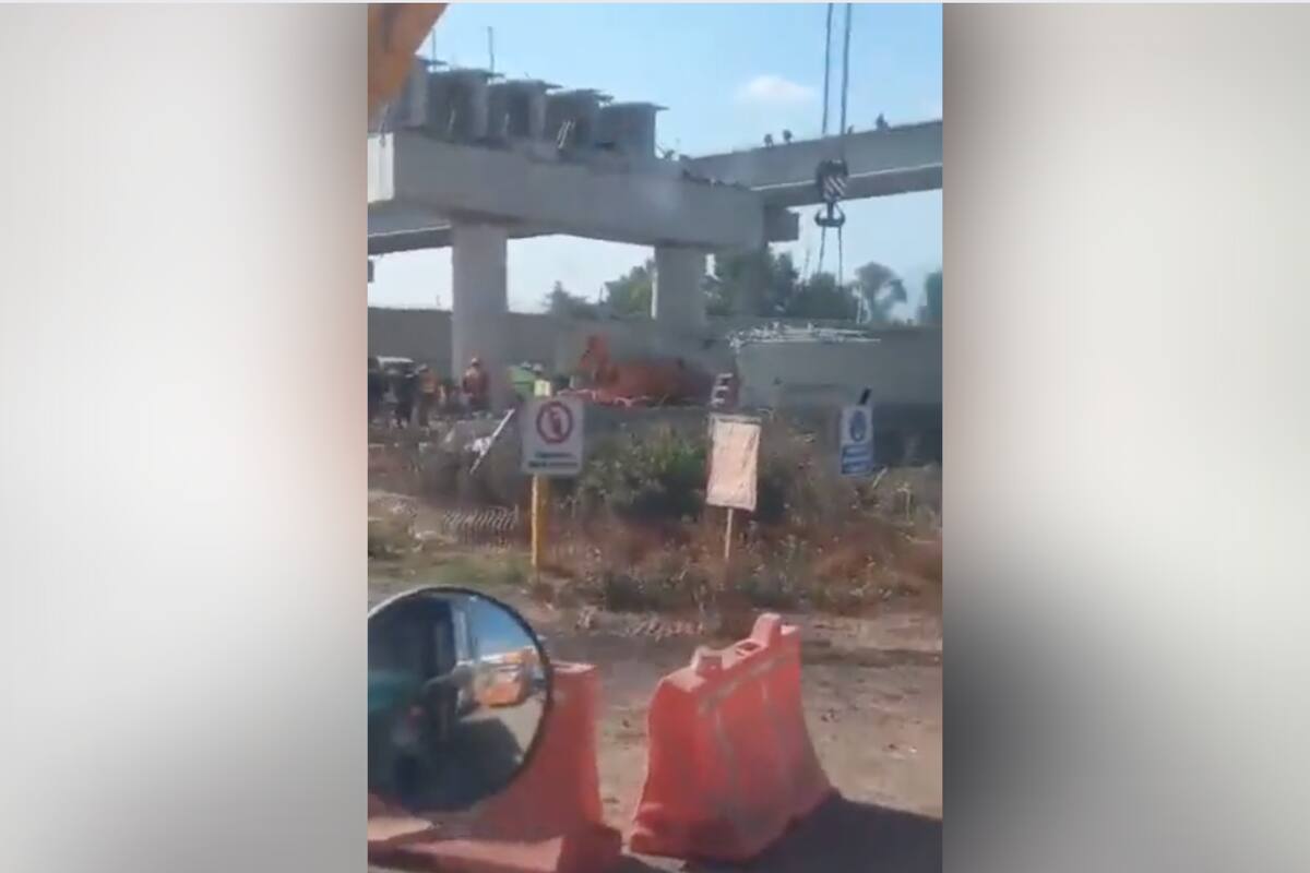 Accidente mortal en distribuidor vial en Edomex