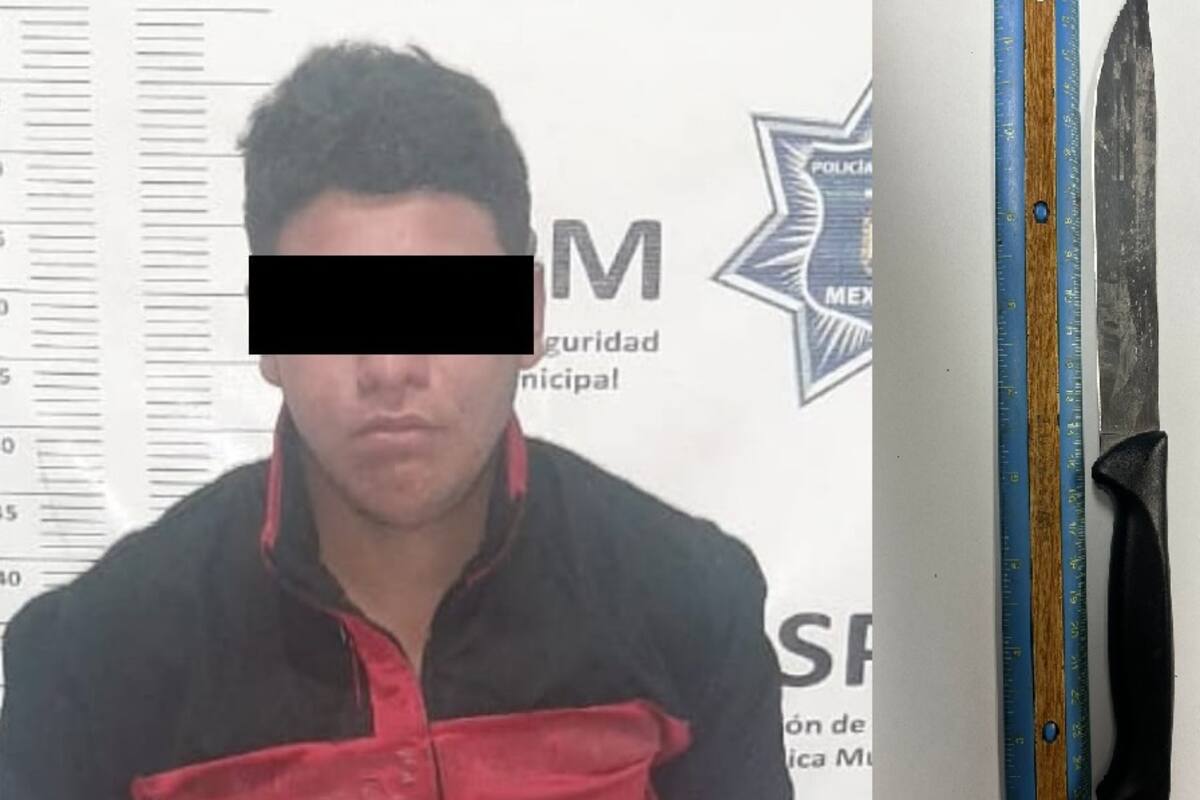 Joven detenido con cuchillo tras merodear comercios en la colonia Esperanza