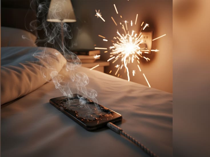 Olvidó desconectar el cargador de un ceular y su habitación se incendió en Hermosillo por sobrecalentamiento en conexiones