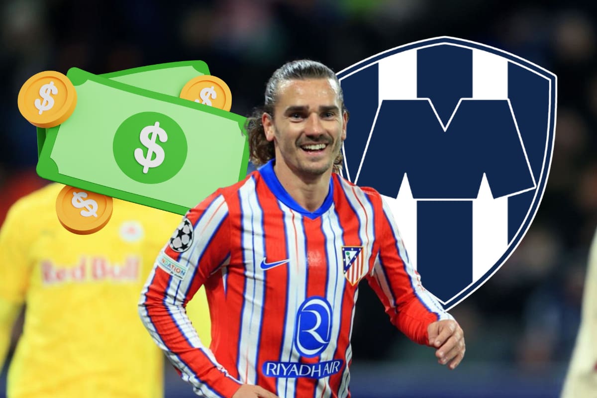 ¿Cuánto le costaría a Rayados de Monterrey el fichaje de Antoine Griezmann?