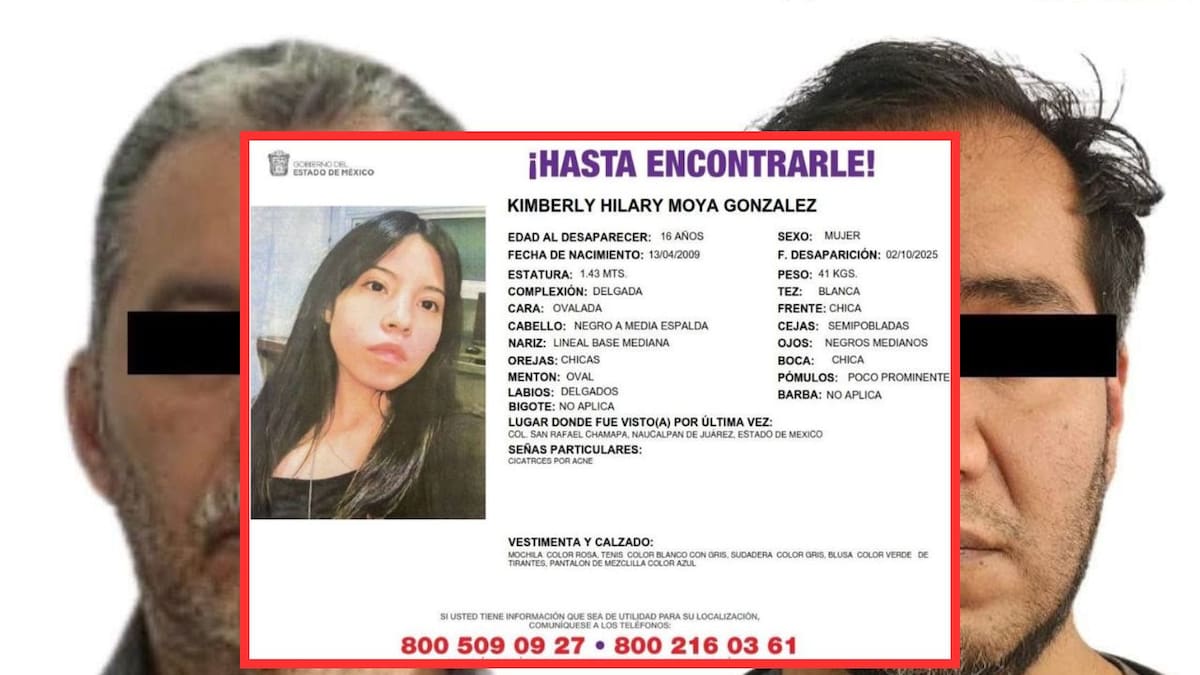 Botas con sangre y videos clave: las pruebas que mantienen en prisión a dos hombres por la desaparición de Kimberly Moya en el Edomex; tribunal ratifica vinculación a proceso