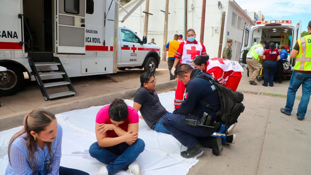 Realizan simulacro binacional de materiales peligrosos en Nogales